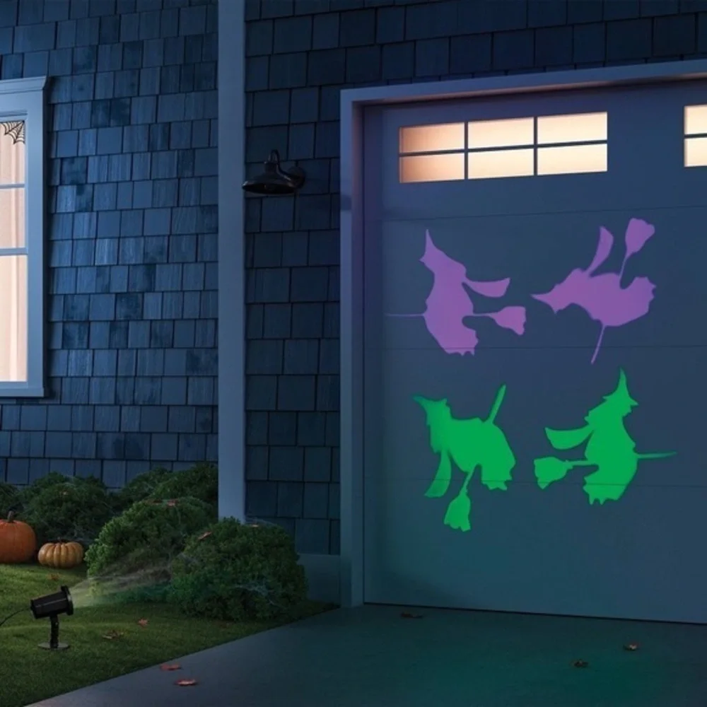 NIB. HYDE & EEK! Swooping Witches Motion Light Projector